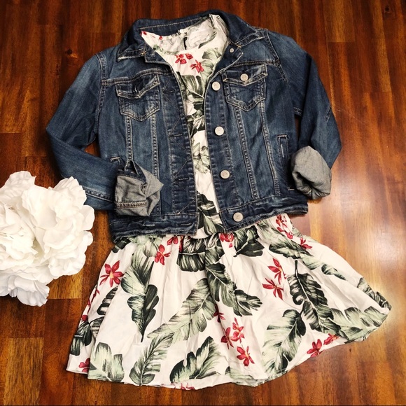 Mustard Seed Dresses & Skirts - NEW Mustard Seed | tropical print mini dress